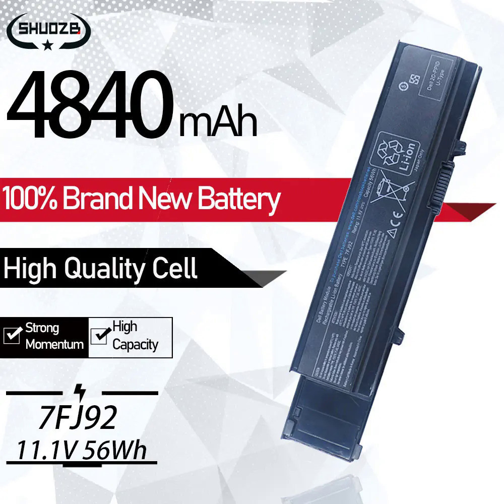 New 7FJ92 Y5XF9 TY3P4 Laptop Battery For DELL Vostro 3400 3500 3700 V3400 04D3C 4JK6R 04GN0G 0TXWRR 
