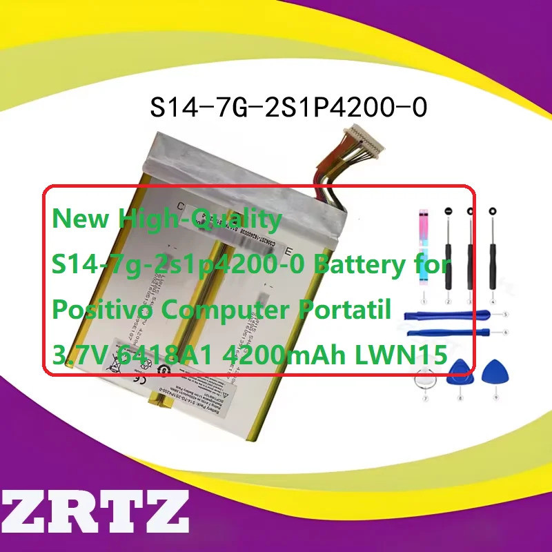 ใหม่คุณภาพสูง S14-7g-2s1p4200-0 แบตเตอรี่สําหรับ Posiivo คอมพิวเตอร์ Portatil 3.7V 6418A1 4200mAh LW
