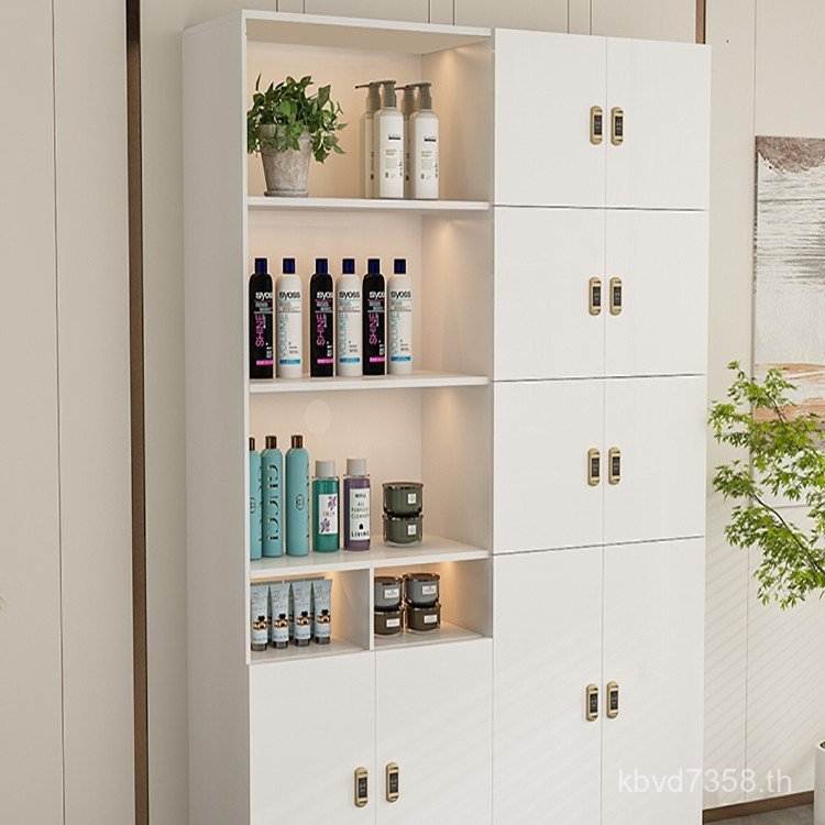 Locker Beauty Salon ตู้โชว์ผ้าเช็ดตัวมัลติฟังก์ชั่น Shop Product Locker ร้านตัดผมโยคะตู้ยิม J0PW
