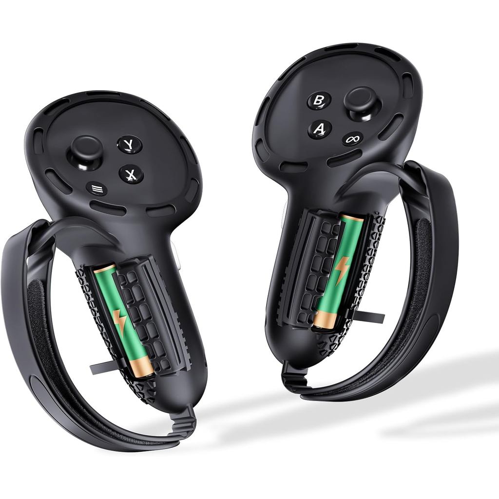 Controller Grips ใช้งานร่วมกับ Meta Quest 3S/Quest 3, อัพเกรดซิลิโคนคอนโทรลเลอร์ Grips สําหรับ Quest