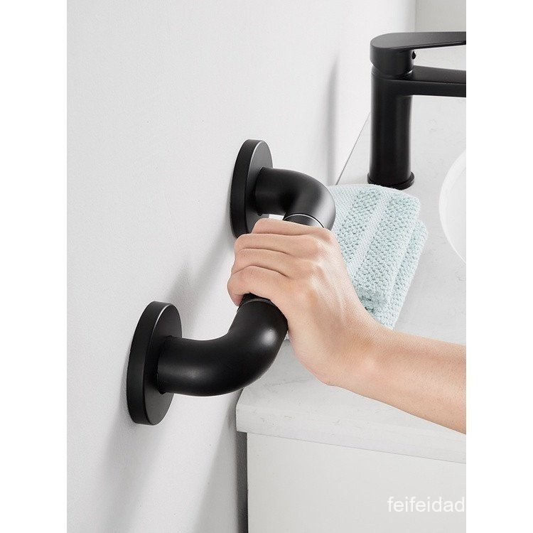 MCBlack Handrail ความปลอดภัยห้องน้ํา Handle Bar Shower Handle balance Bar handicap grab bars สําหรับ