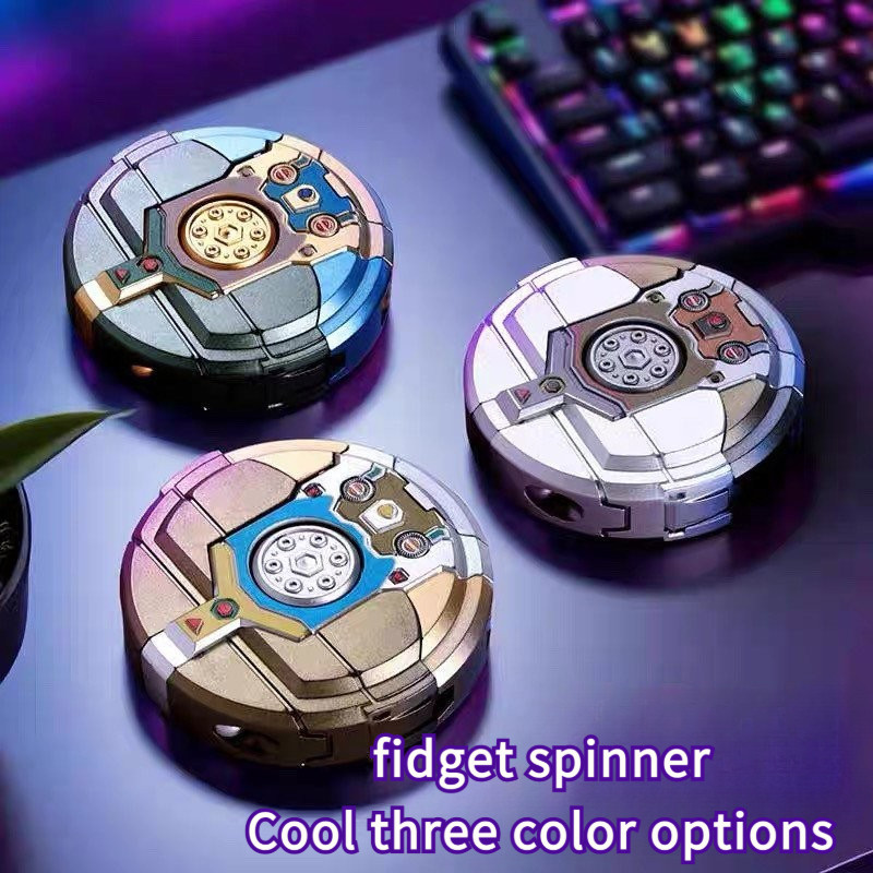 ใหม่ของเล่นบีบอัด Fidget Spinner Deformation Robot Ring Spinner Deformation Toy Boy Gift