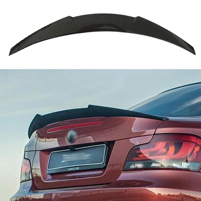 สําหรับ BMW 1 Series Coupe 2 ประตู E82 E88 1M PSM/M4/MP สไตล์ ABS สีดําเงาด้านหลังสปอยเลอร์ Trunk Wi