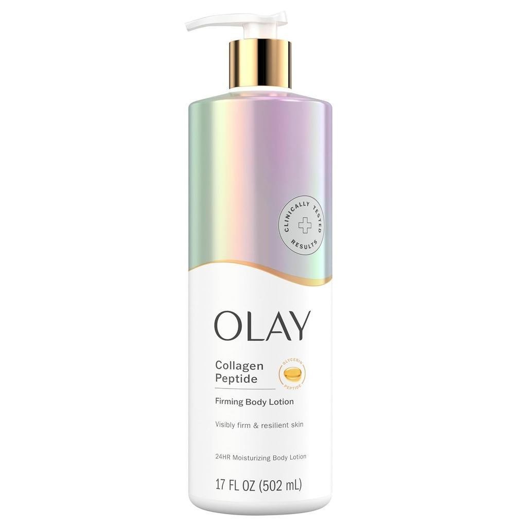 Olay Firming & Hydrating Body Lotion with Collagen, 17 fl oz Pump, (แพ็ค 4) 2V1C