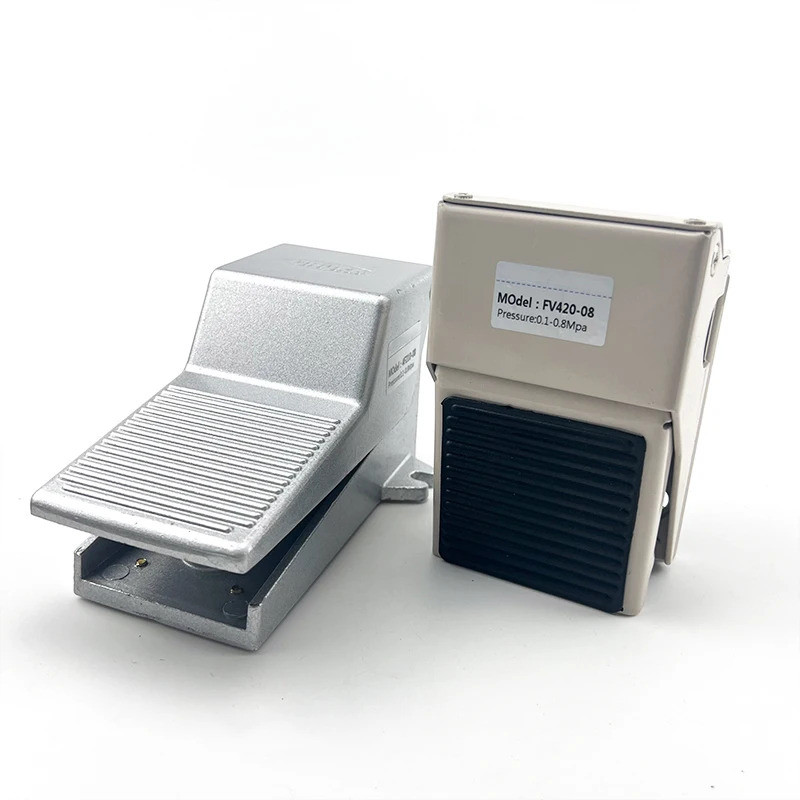วาล์วนิวเมติก 4F210-08 FV-02 FV320 FV420 ST-402 PT1/4 เท้าสวิทช์กระบอก Air แลกเปลี่ยนทิศทางควบคุมวาล