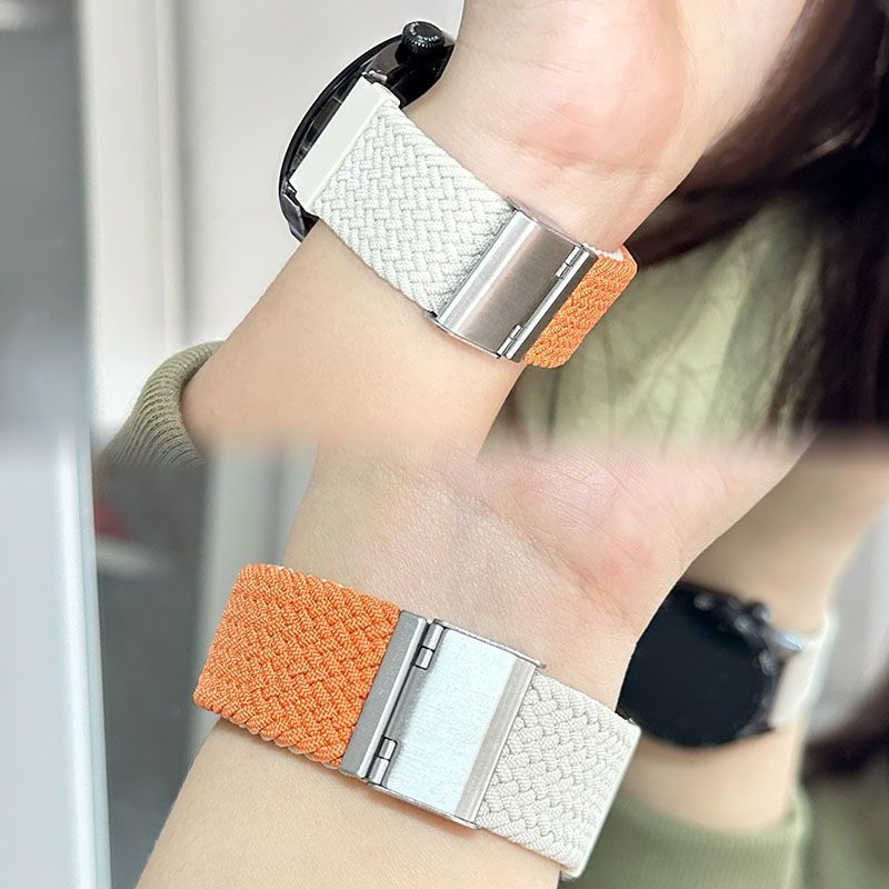 เหมาะสําหรับ OnePlus Watch 2 สายการจับคู่สีถัก OnePlus Watch2 สาย 2 สายรัดข้อมือสายนาฬิกา 1+Buckle i