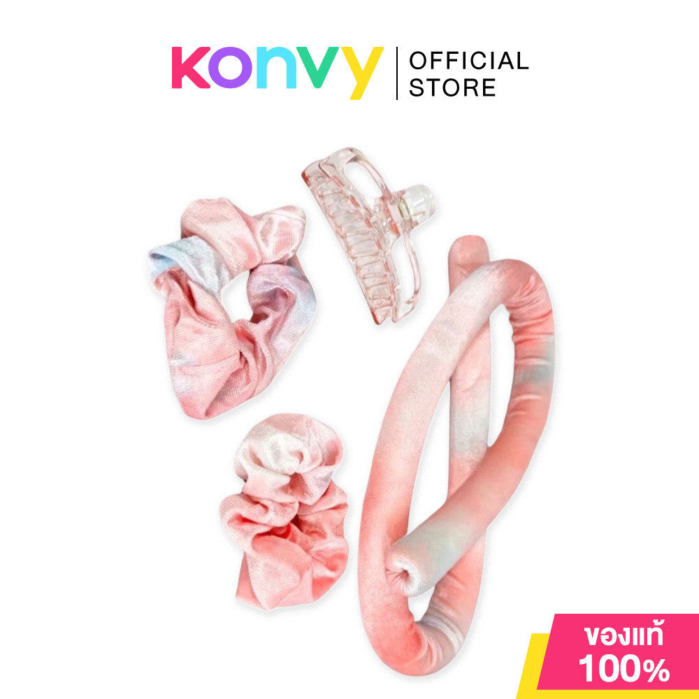 Miraplays Heatless H1 4pcs #Pastel ที่ม้วนผมไม่ใช้ความร้อน มิร่าเพลย์ส ให้ผมลอนสวยแบบธรรมชาติ.