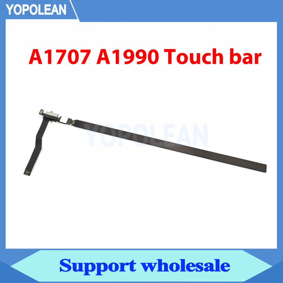 ทดสอบเต็ม A1707 A1990 Touch Bar สําหรับ MacBook Pro Retina A1707 Touch Bar พร้อมสาย 2016 2017 2018 2