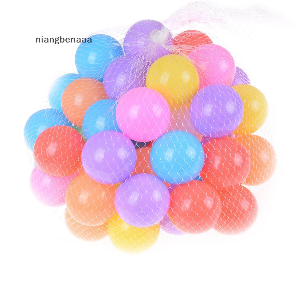 (เหนียนบีน่าอ่า) 10ชิ้น/ล็อตเป็นมิตรกับสิ่งแวดล้อมที่มีสีสันพลาสติกอ่อนสระว่ายน้ํามหาสมุทรคลื่นบอลเด็กตลกของเล่นความเครียดลูกอากาศสนุกกลางแจ้งกีฬาใ