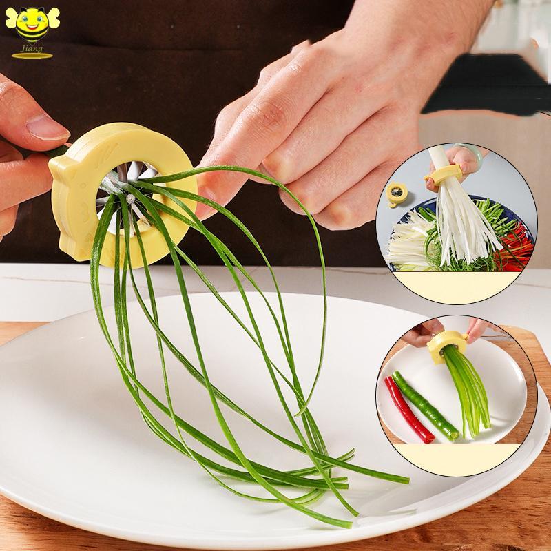 [Jiang] Green Onion Easy Slicer Shredder Plum Blossom Cut Green Onion Wire Drawing Superfine ผัก Shr