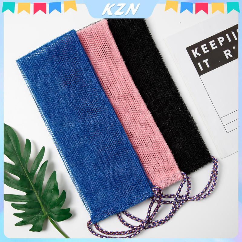 [kzn] Net Bath Sponge, 14x77cm Net Long Bath Net Sponge Exfoliating Shower Body Scrubber Ba Scrubber