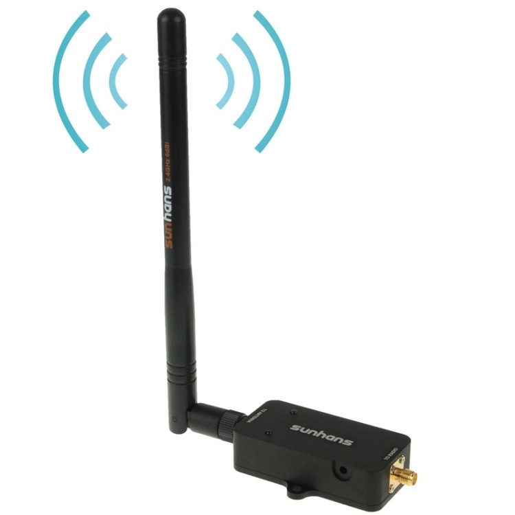 ใหม่ Sunhans SH24BTA-N 35dBm 2.4GHz 3W 11N/G/B WiFi สัญญาณ Booster WiFi Amplifier Wireless Repeater