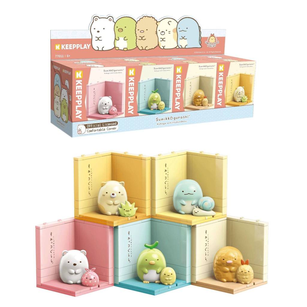 น่ารัก KEEPPLAY Sumikko Assembly ของเล่นสําหรับเด็กผู้หญิงอายุมากกว่า 6 ปี