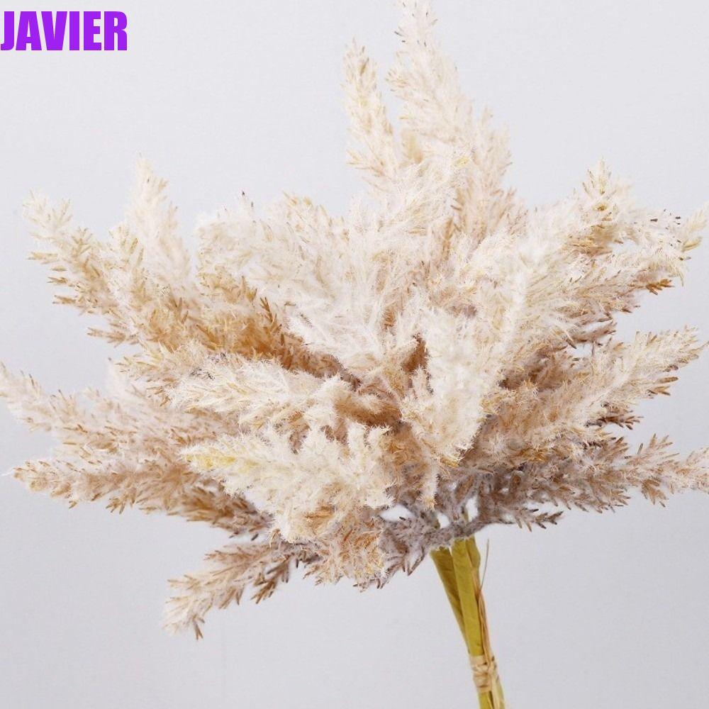 JAVIER กกแห้งประดิษฐ์,สไตล์บ้านในชนบทพลาสติกประดิษฐ์ Reed Dog Sage, Nordic 35 ซม./71 ซม.จําลองสาขาต้