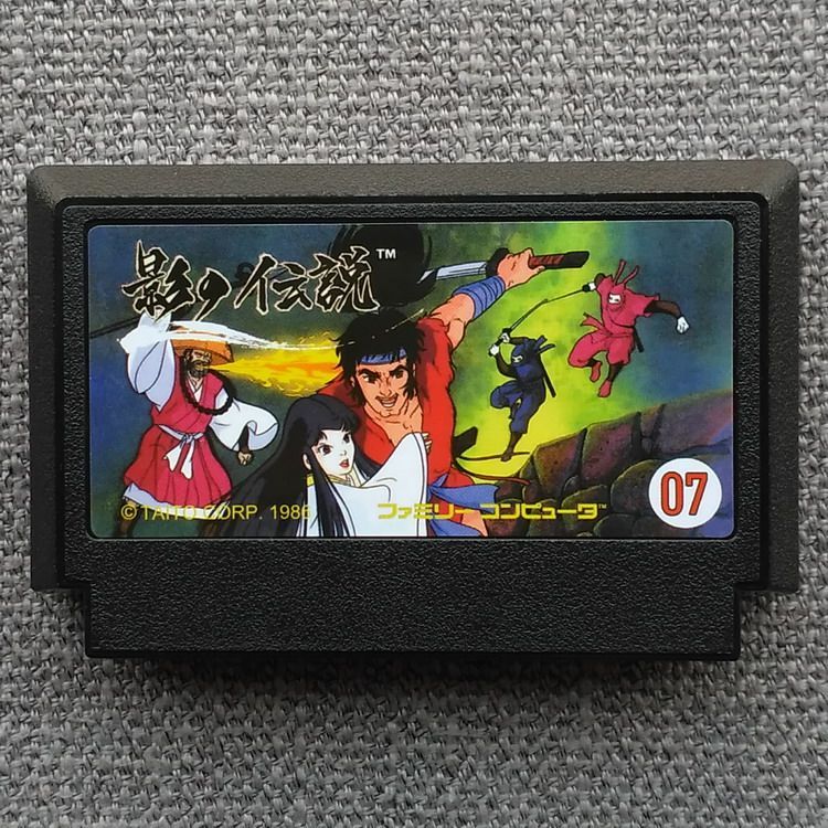 [การ์ดเกม Xiaobawang] FC การ์ดเกมคอนโซลสีขาวสีแดง < ตํานานของ Kage > ตํานานของ Kage