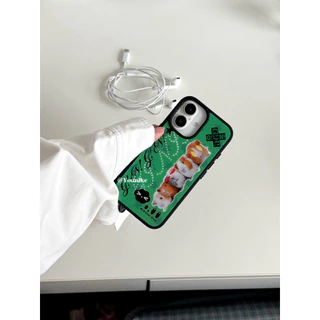 สไตล์เกาหลี ins Ouni สไตล์เดียวกันน่ารัก Yameng Polka Dot Guinea Pig เหมาะสําหรับ iphone17pro/17promax เคสป้องกัน Apple 16 เคสโทรศัพท์ 16promax เคสป้องกัน 15/13/14 กรณี 11/12/12promax/17air/15plus