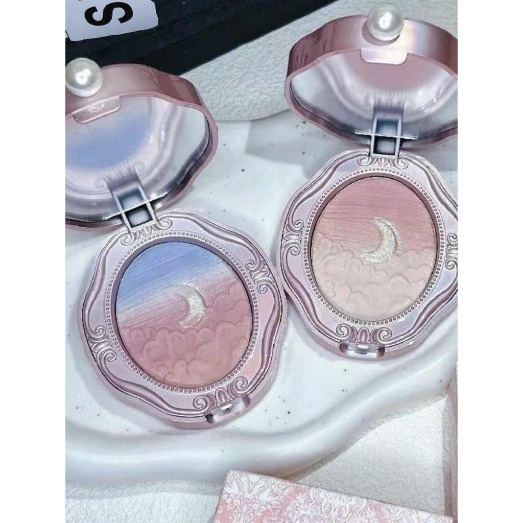 odbo บลัชออน 4u2 บลัชออน Colorrose นูน Gradient Blush อายแชโดว์ Palette Sunset Gradient Expansion สี