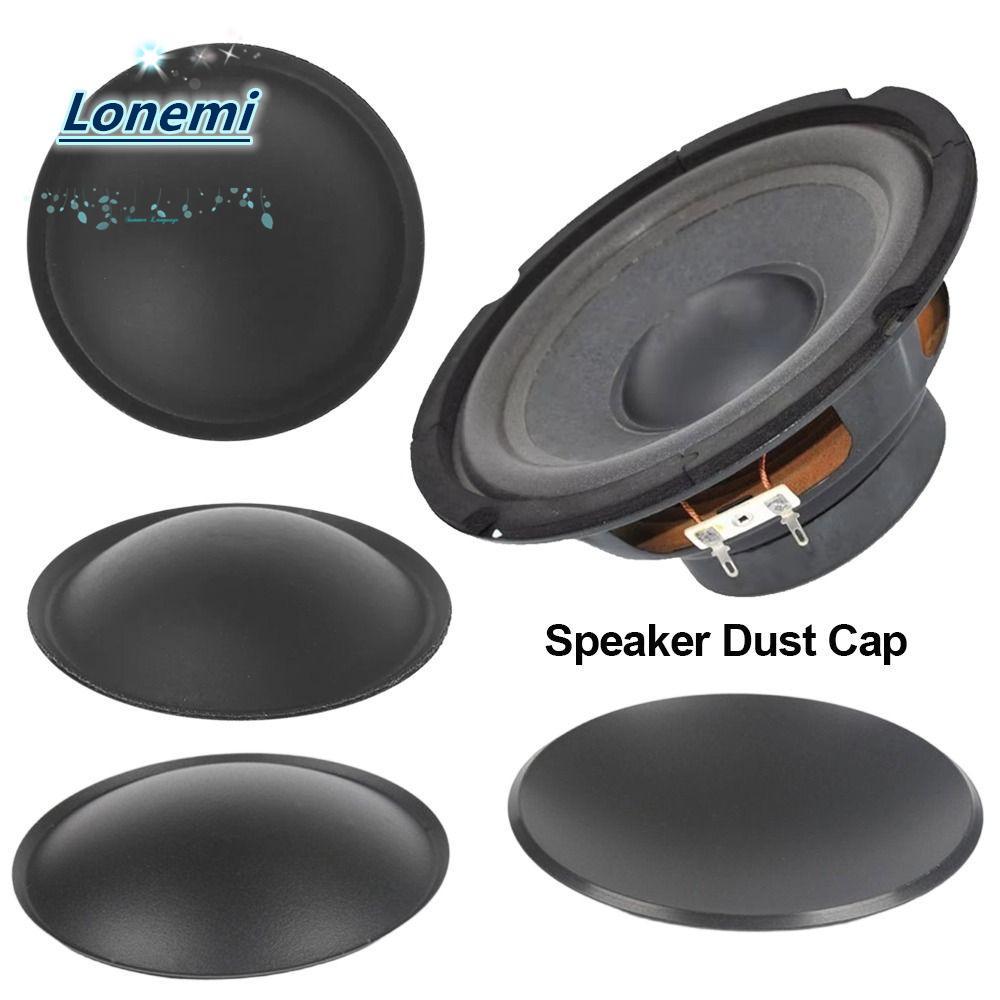LONEMI 1 ชิ้นลําโพงฝุ่นหมวก, 30-150 มิลลิเมตร PP Audio ลําโพง Protector, ทนทาน Matte สีดําวูฟเฟอร์ลํ