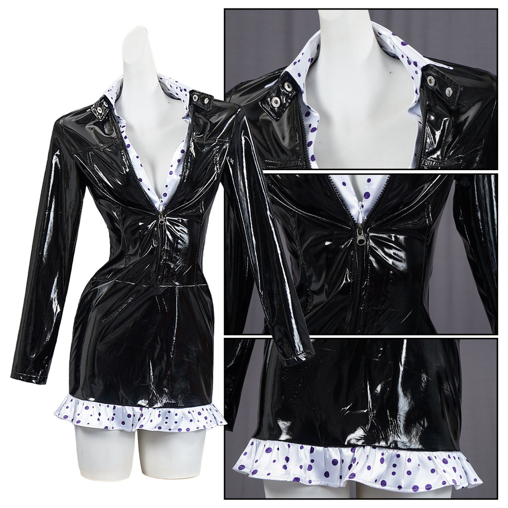 Robin costume from Straw Hat Pirates, Nico Robin's original black leather skirt anime character perf