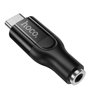 HOCO UPA35 ตัวแปลงหูฟัง Type-C to 3.5mm ชิปเสียง DAC ฟังเพลง / คุยโทรศัพท์ / รีโมท สายแปลงหูฟัง audio converter hc5