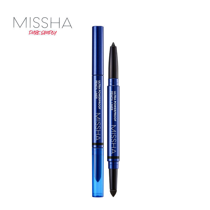 MISSHA Mystery Eyeliner Double-End Liquid Eyeliner กันน้ํายาวนาน Non-Smudge สามเณรเริ่มต้น Eye แต่งห
