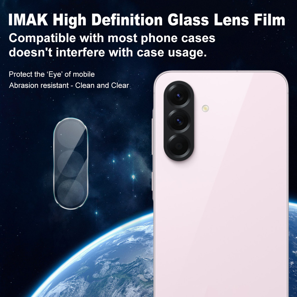 IMak สําหรับ Samsung Galaxy A27 5G ฟิล์มเลนส์กล้อง Ultra Thin HD กระจกนิรภัยป้องกันหน้าจอฟิล์มป้องกั
