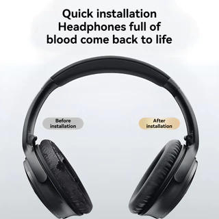 เปลี่ยนแผ่นรองหูฟังเบาะสําหรับ Bose QuietComfort2 QC35 AE2 AE2i AE2w SoundTrue SoundLink หูฟังโปรตีนสูง earmuff headband