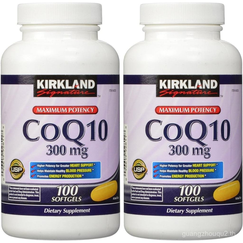Kirkland wcaqZ, COQ10 300 มก. 100 ซอฟท์เจล (แพ็ค 2 ชิ้น)