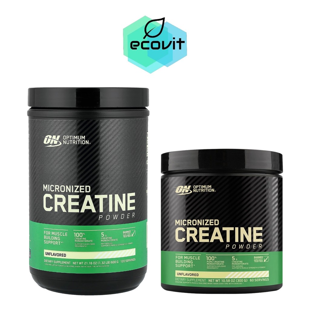 [1 กระปุก] Optimum Nutrition Creatine [Unflavoured/Strawberry Peach] [เลือกสินค้า] ครีเอทีนแบบผงละเอียด
