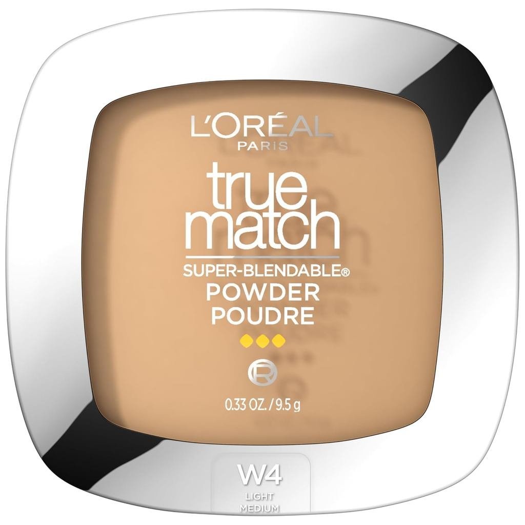 รองพื้น L'Oréal Paris TrueMatch Ultra-Blendable Oil-Free, เฉดสี W4 Light Medium, ปริมาณ 0.33 ออนซ์, 