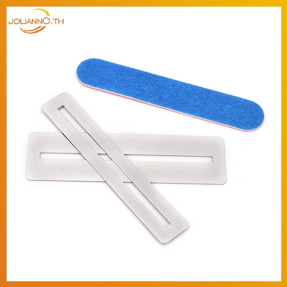 Joliann0 3 ชิ้น fretboard fret protector fingerboard guards สําหรับกีตาร์เบส luthier เครื่องมือ th