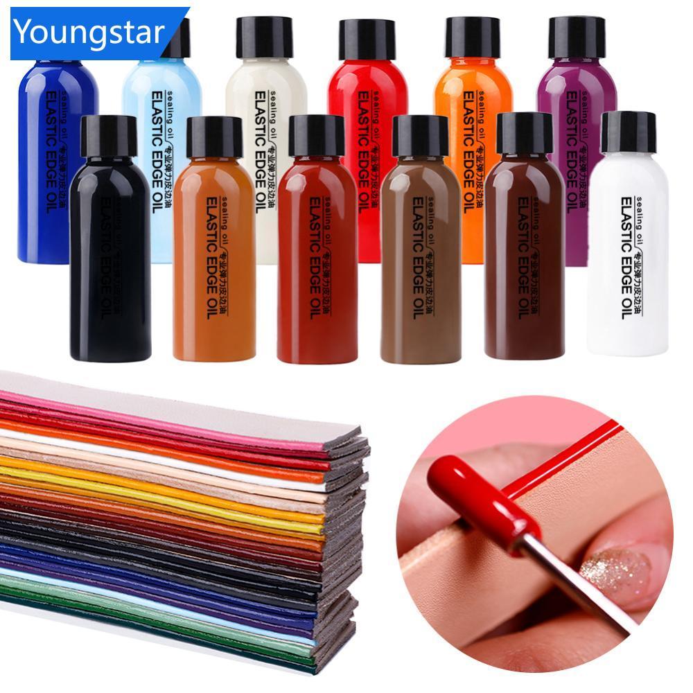 FYY30ml Matte Leather Edge Paint - เคลือบยืดหยุ่นสําหรับซ่อมกระเป๋า, DIY Shoemaking Edge Finishing T