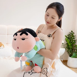 อะนิเมะนอนท่าทางชุดนอนเครยอนชินจังของเล่นตุ๊กตาการ์ตูนตุ๊กตามาพร้อมกับตุ๊กตาของขวัญวันเกิด