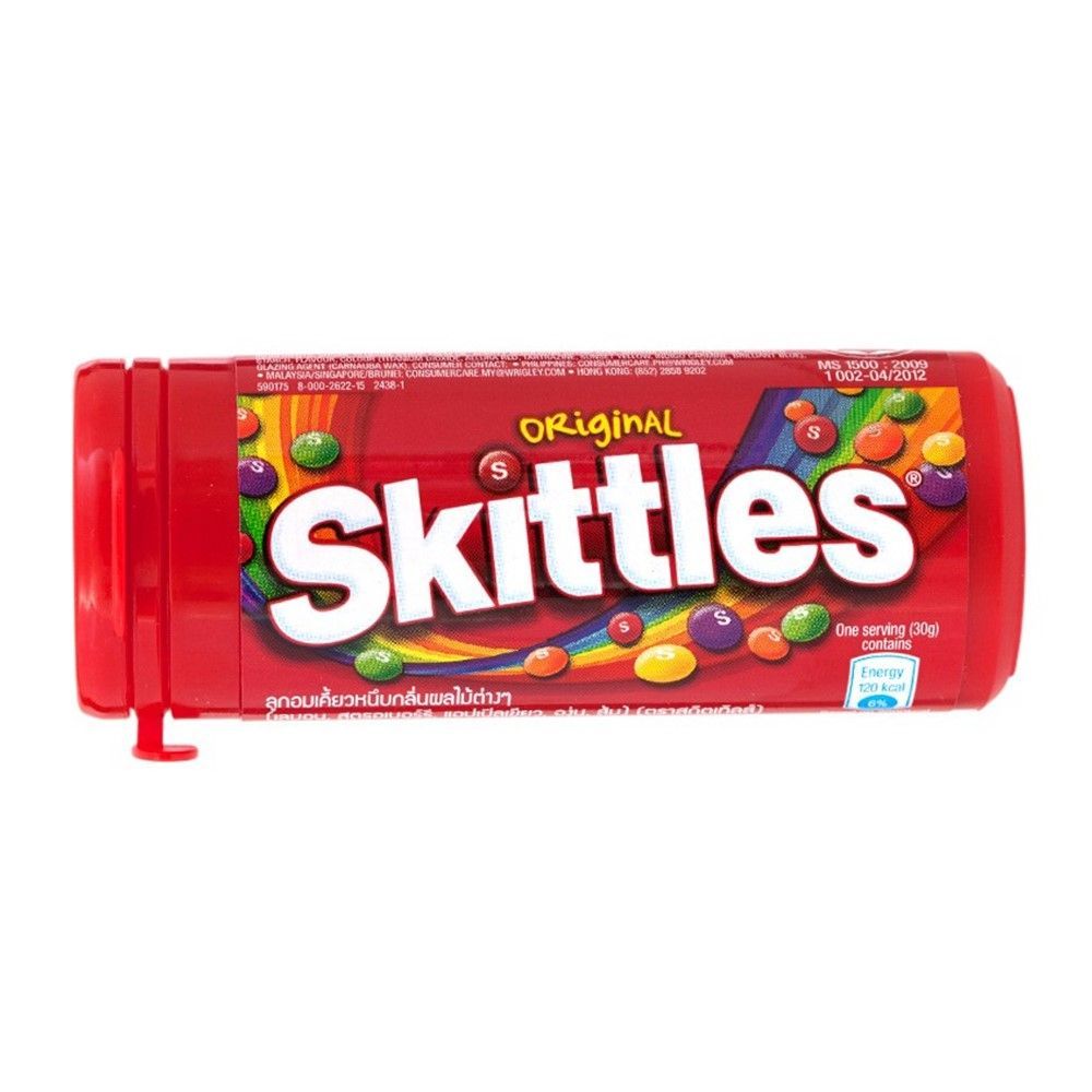 สกิตเติ้ลส์ลูกอม หลอด 30 กรัม SKITTLES TUBE 30G