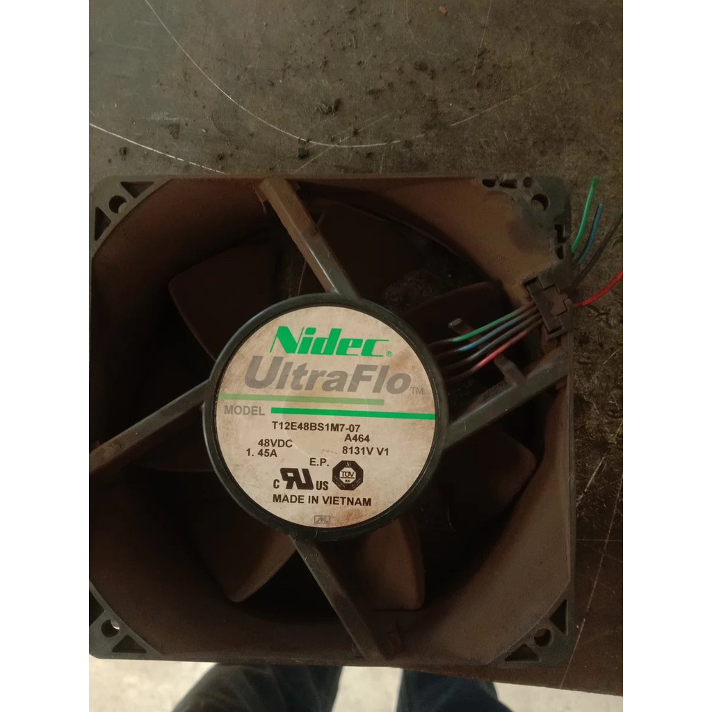 T12E48BS1M7-07 A464 48VDC 1.45A 4 สายควบคุมพัดลมระบายความร้อน NIDEC นําเข้าพัดลม