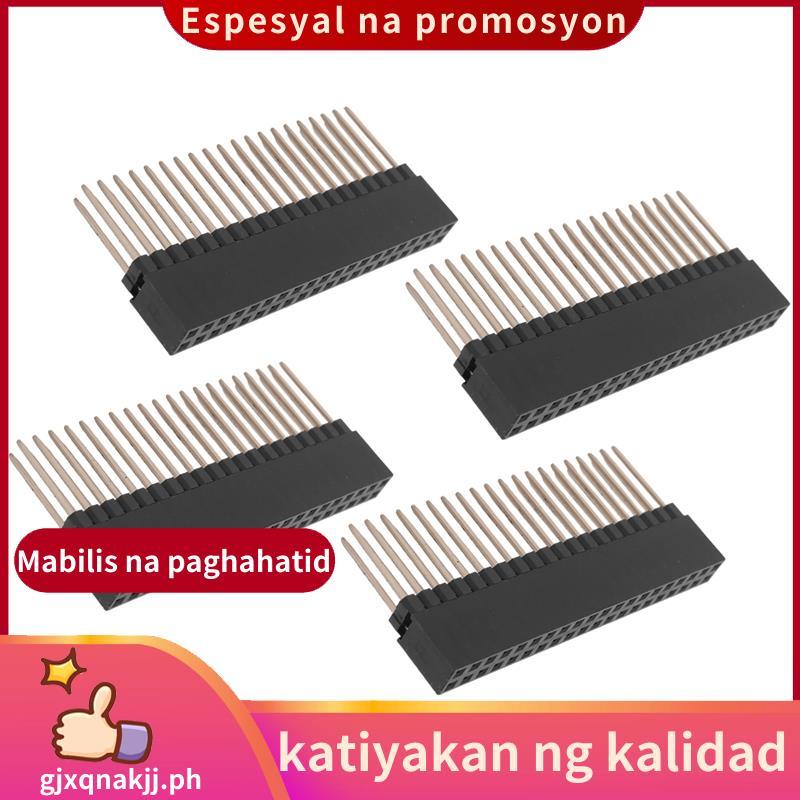 2 x 20(40 Pin) หัวซ้อนสําหรับ A+/B+/Pi 2/Pi 3 หัวสูงพิเศษ (แพ็ค 4 ชิ้น)gjxqnakjjph