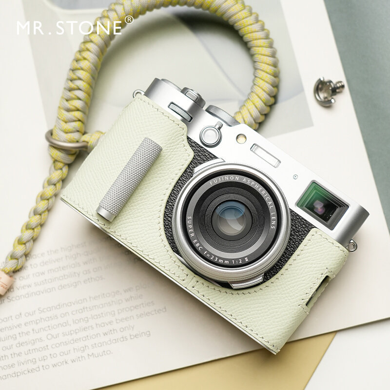 [คลังสินค้าพร้อม] เคสป้องกันกล้อง MrStone Fuji x100vi เหมาะสําหรับ X100VI ซองหนังจับฐานกระเป๋ากล้องห