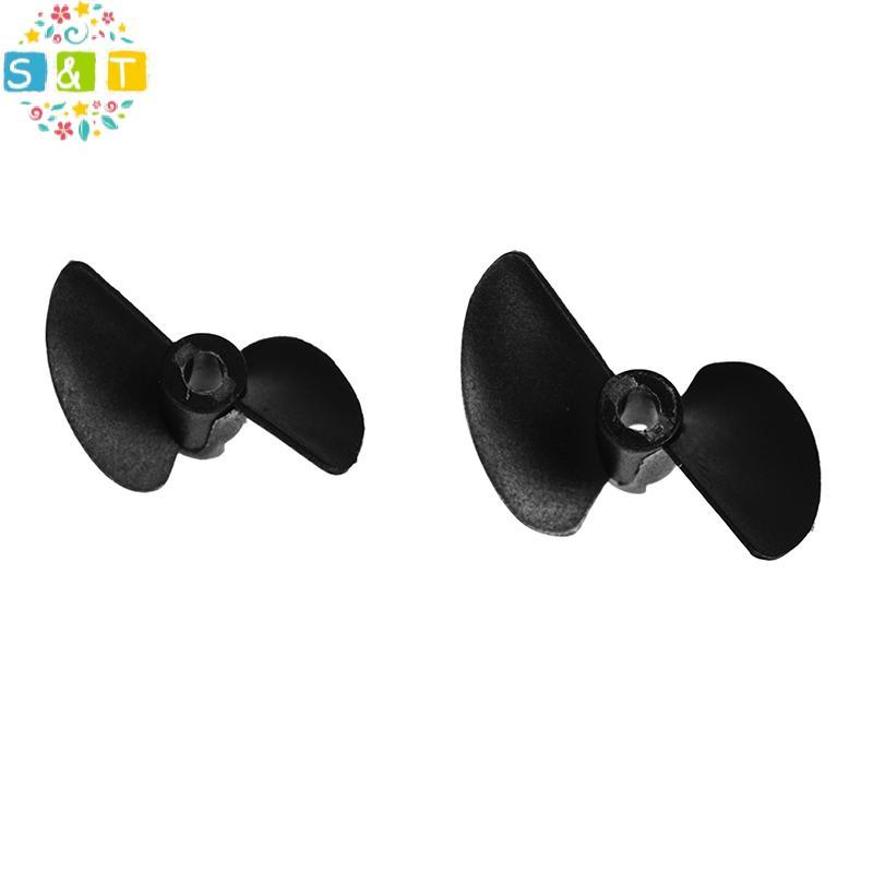 [S&T] RC Boat Model Two-des Propeller CW Nylon Paddle P40 Boat Shaft Propeller เส้นผ่านศูนย์กลาง 27/