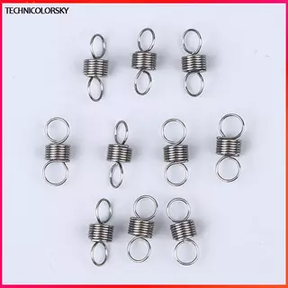 Technicolorsky 10pcs Spinning Wheel Swing Arm Reversing Switch Return Spring Fishing Reel Spring Accessories Spinning Wheel Extension Spring TSY