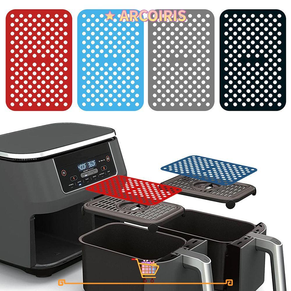 ARCOIRIS ซิลิโคน Liners Soft Nonstick สี่เหลี่ยมผืนผ้าสําหรับ Ninja DZ201 Foodi สําหรับ Ninja Foodi 