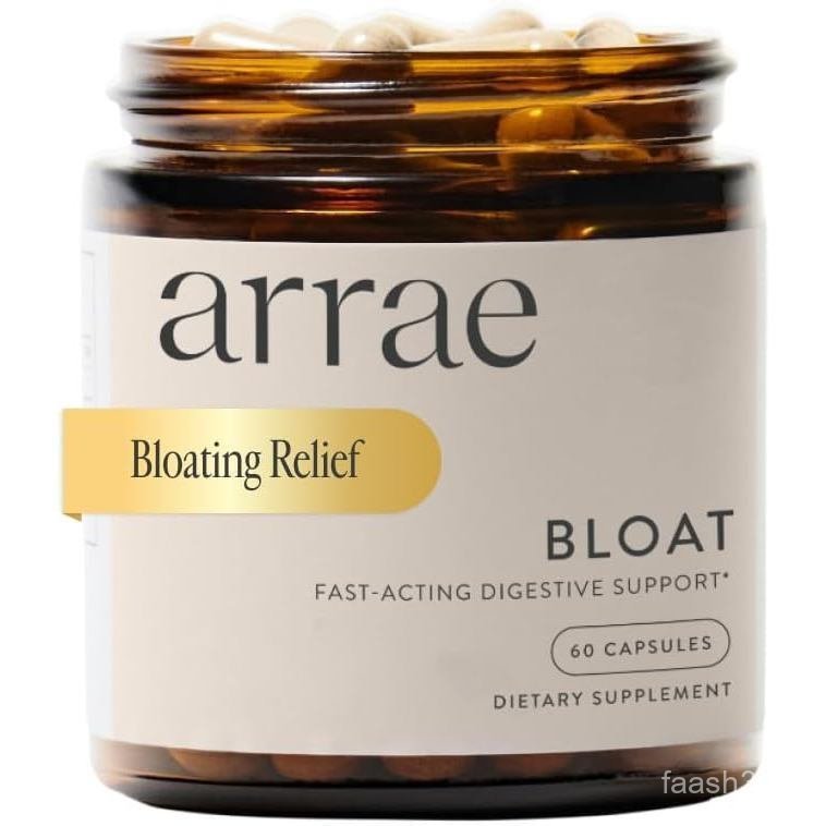 Arraeการท้องอืดอย่างรวดเร็วReliefDigestiveEnzymes,AllBloat,Gas&IndigestionReliefCapsules,60Count 7N5