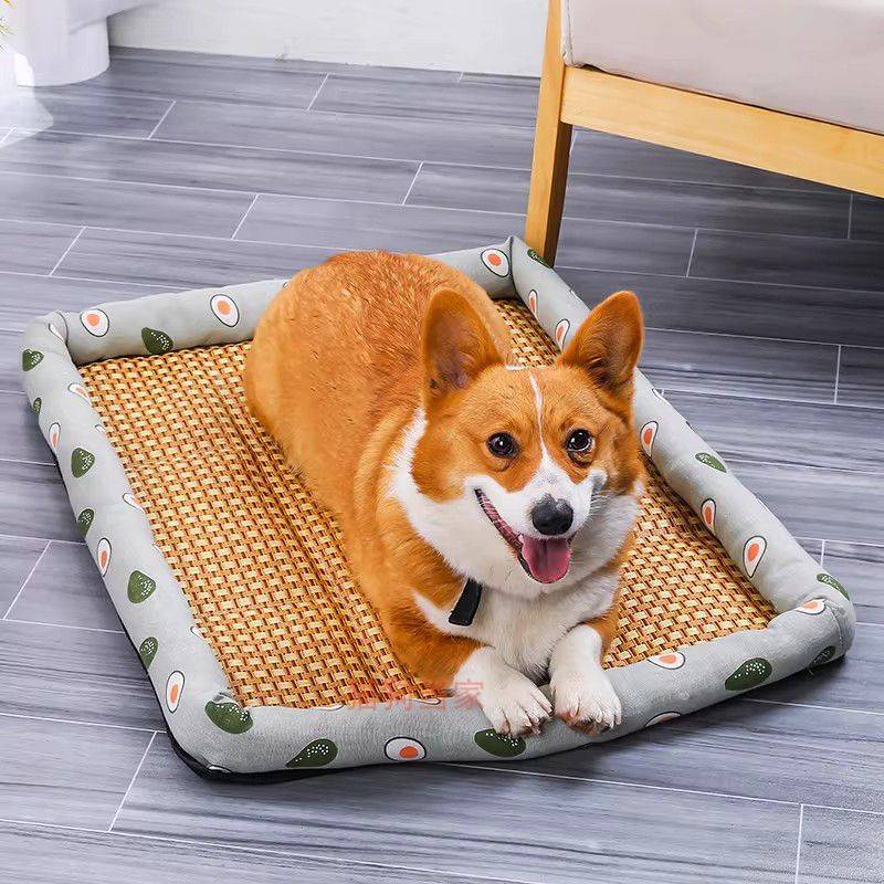 Pet Cooling Mat for Summer Kitten Nest Rattan Mat Summer Sleeping Mat Dog Cat Nest Puppy Sleeping Ma
