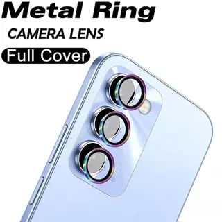กระจกกันรอยเลนส์กล้อง สำหรับ Realme C100 5G พร้อมแหวนโลหะ กระจกป้องกันกล้อง ขอบเป็นโลหะอลูมิเนียม ฟิล์มเลนส์กล้อง