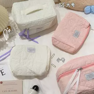Ins Style Candy Color Cosmetic Bag Large Travel Storage Cosmetic Bag High-Value Outing Portable Portable Portable Storage Box