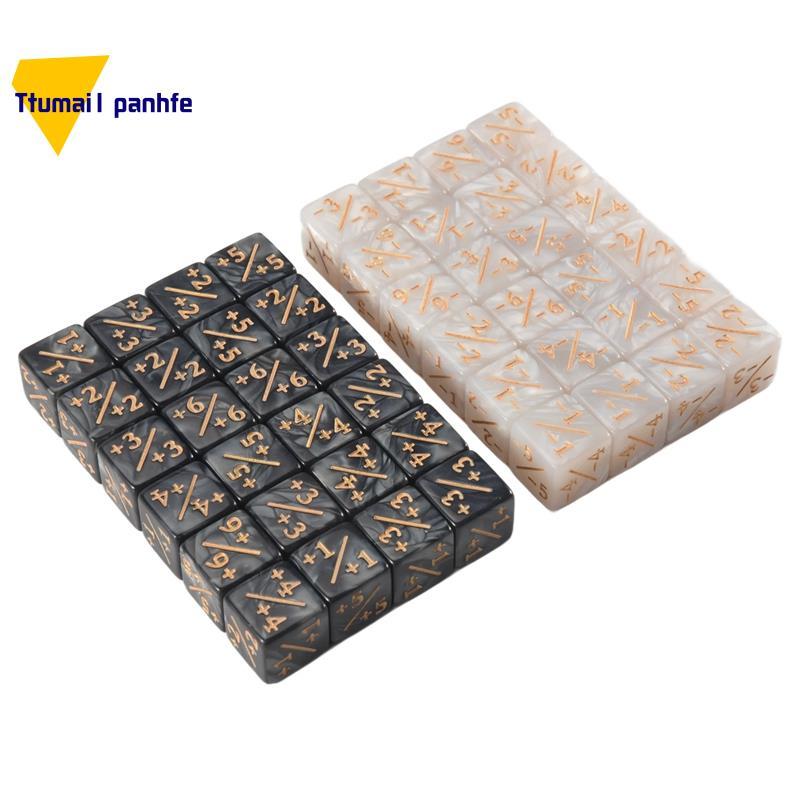 48 ชิ้น 16 มม. เครื่องนับลูกเต๋า Token Dice Loyalty Dice D6 Dice Cube สําหรับ,,,การ์ดเกม
