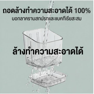 ชั้นวางของติดผนังห้องน้ำ กล่องเก็บของในห้องน้ำ ที่วางแปรงสีฟันและที่วางแก้วช่วยเพิ่มความสวยงามให้กับห้องน้ำสไตล์โมเดิร์น