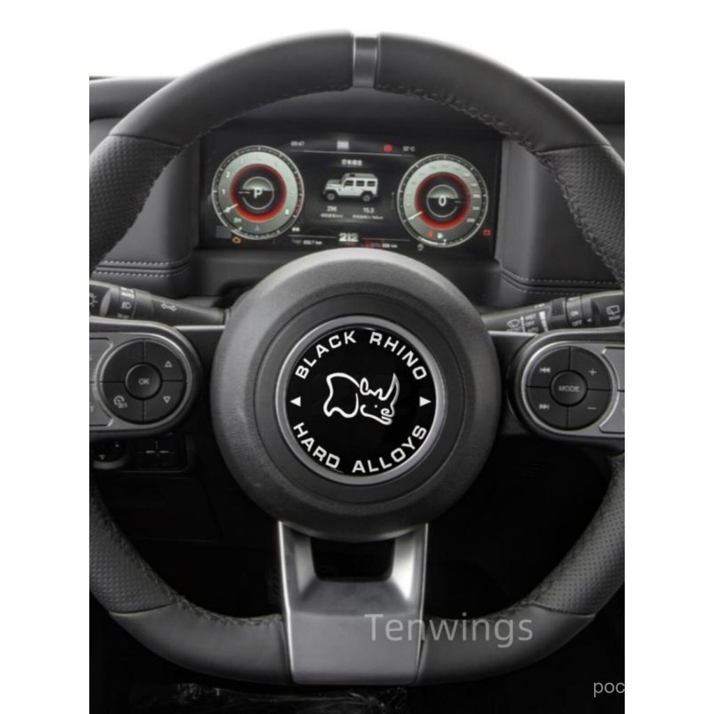 ยี่ห้อใหม่ Made in North Auto 212 T01 พวงมาลัยป้ายส่วนบุคคลดัดแปลงใหม่ 212 พวงมาลัยตกแต่งสติกเกอร์ H