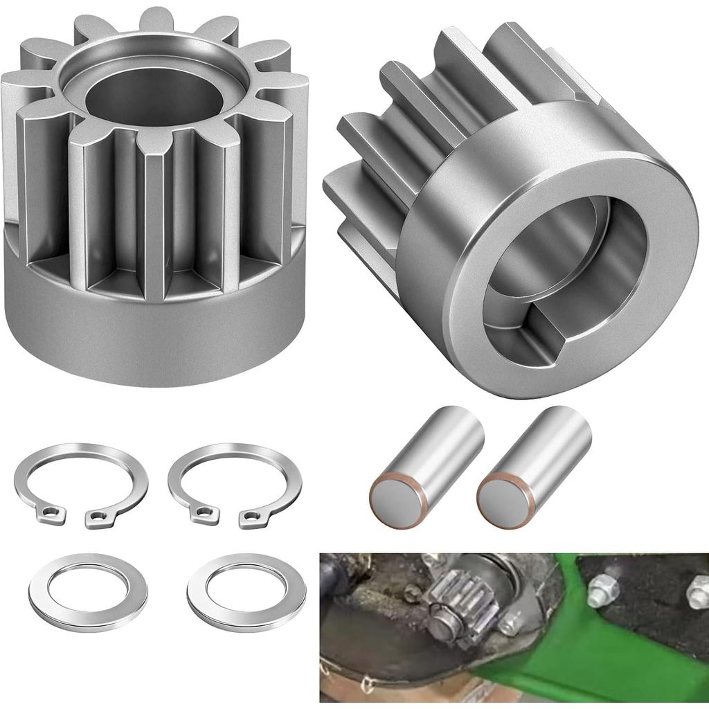 R-2485-LH R-2485-RH R-2261 ชุดพินไอออนขับสนามหญ้า, เข้ากันได้กับ JD Groundwork 42 นิ้ว, รวมเกียร์/pi