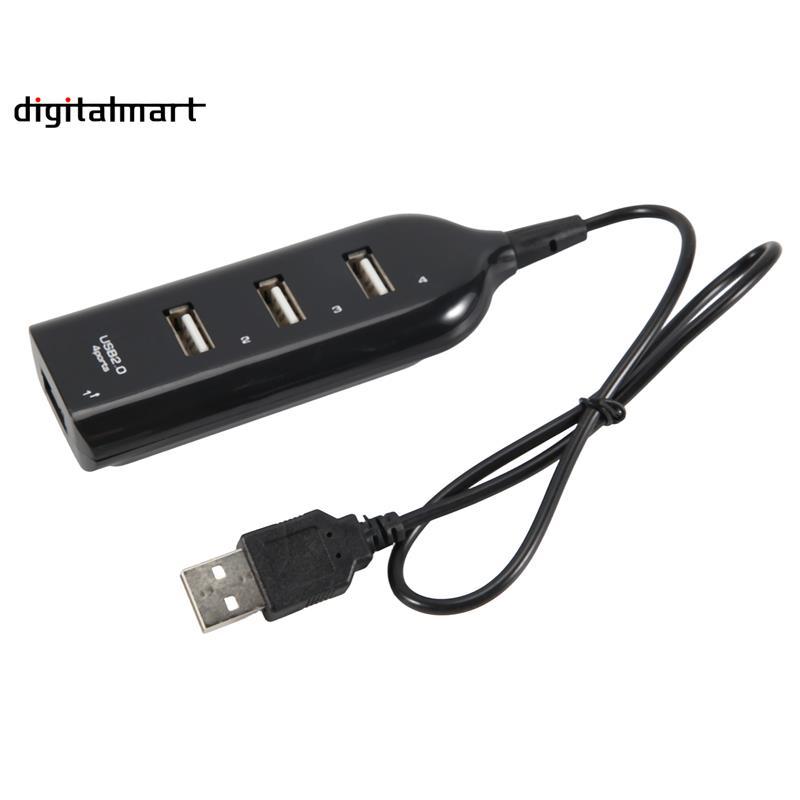USB Hub 2.0 Multi-USB ความเร็วสูง Hub Splitter 4-Port USB Hub Adapter สําหรับตัวรับสัญญาณแล็ปท็อปอุป