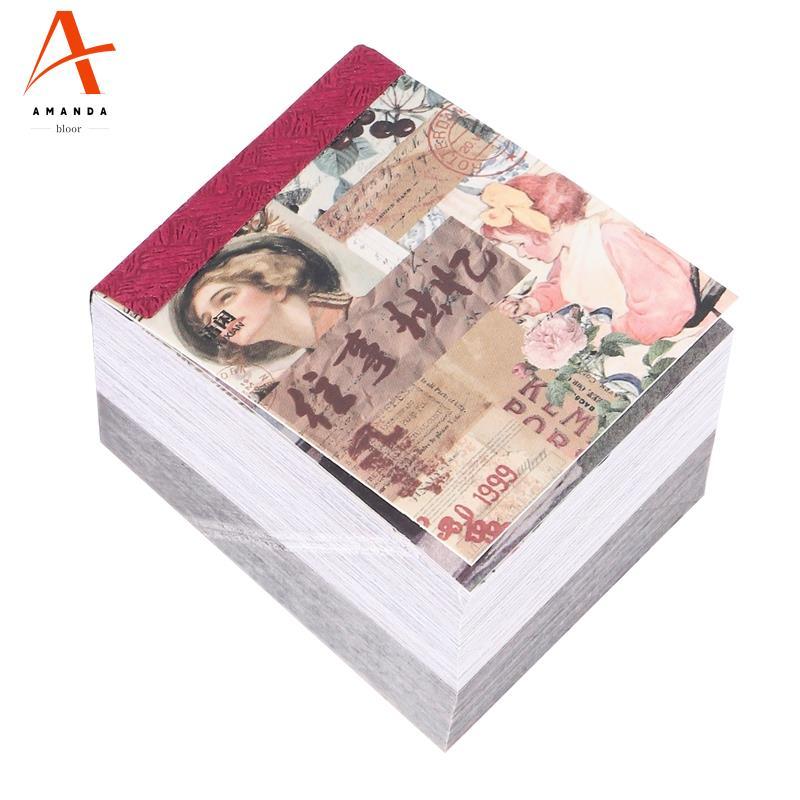 400 ชิ้น Junk Journal Vintage DIY วัสดุกระดาษ Journaling อุปกรณ์ Scrapbooking กระดาษ Retro ตกแต่ง Jo